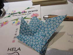 fleur origami et revue espagnol de haiku